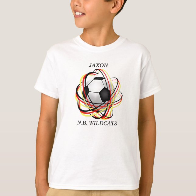 Camiseta T-shirt da equipe de futebol (Frente)