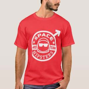 Camiseta T-shirt da equipe de Hipsters® Marte do espaço d