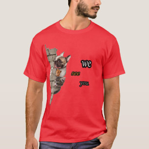 Camiseta T-shirt da equipe de vigilância fofa