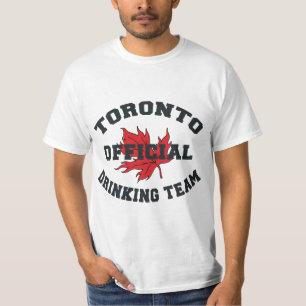 Camiseta T-shirt da equipe do bebendo de Toronto