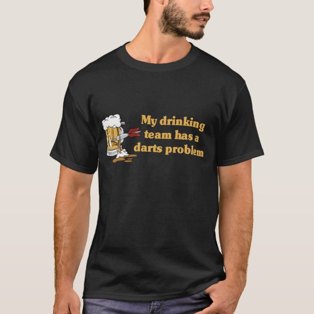 Camiseta T-shirt da equipe dos dardos (Frente)