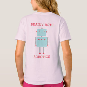 Camiseta T-shirt da Equipe Robotics de Torneio do Campeonat