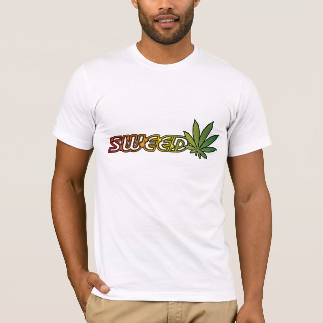 Camiseta t-shirt da erva daninha (Frente)