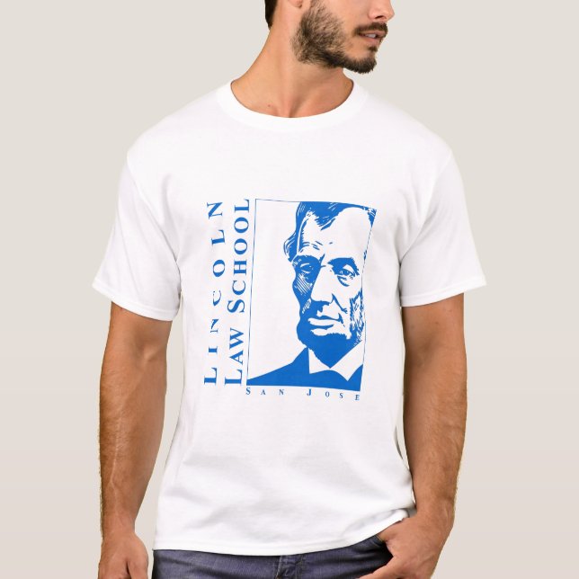 Camiseta T-shirt da escola de direito de Lincoln (Frente)