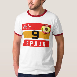 Camiseta T-shirt da espanha #9 Torres do campeonato do