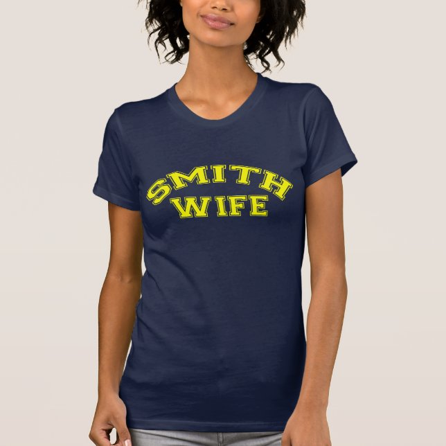 Camiseta T-shirt da esposa de Smith (Frente)