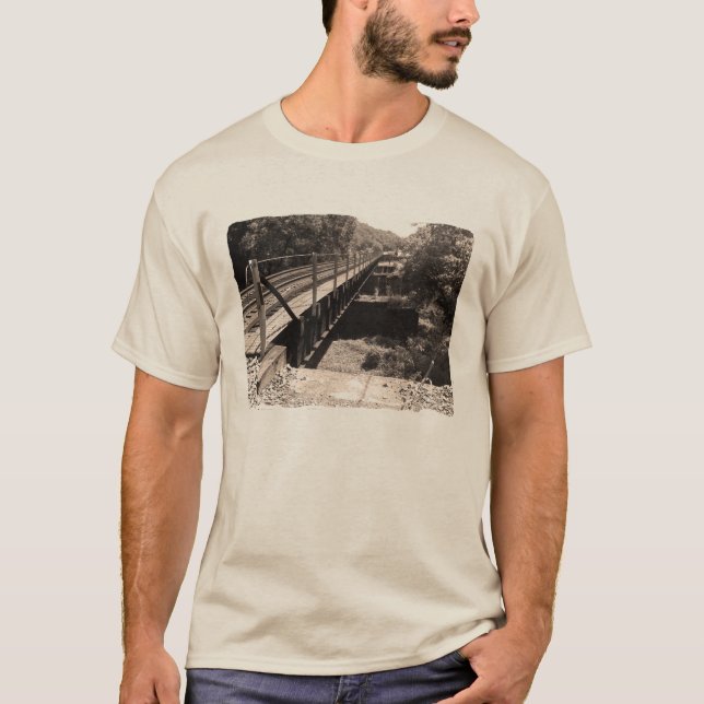 Camiseta T-shirt da estrada de ferro (Frente)
