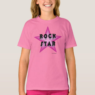 Camiseta T-shirt da estrela do rock