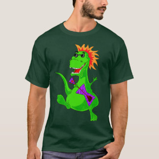 Camiseta T-shirt da estrela do rock de Tryannosaurus