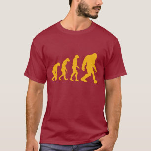 Camiseta T-shirt da evolução de Bigfoot