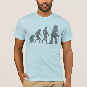 Camiseta T-shirt da evolução do robô