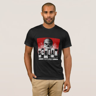 Camiseta T-shirt da fábrica do gritar (preto)