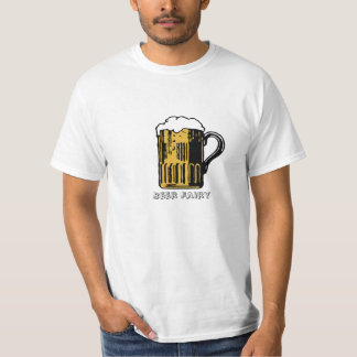 Camiseta T-shirt da fada da cerveja dos homens