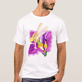 Camiseta t-shirt da fada da orquídea