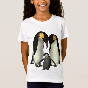Camiseta T-shirt da família do pinguim
