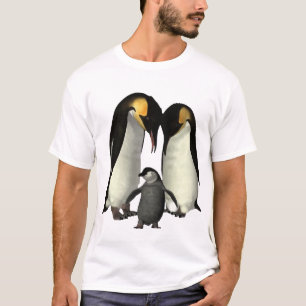 Camiseta T-shirt da família do pinguim