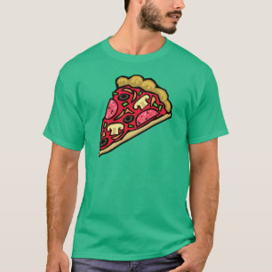 Camiseta T-shirt da fatia da pizza