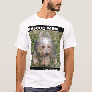 Camiseta T-shirt da fazenda de Rescu