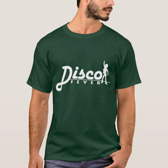 Camiseta T-shirt da febre do disco (Frente)