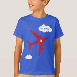 Camiseta T-shirt da festa de aniversário do avião do miú