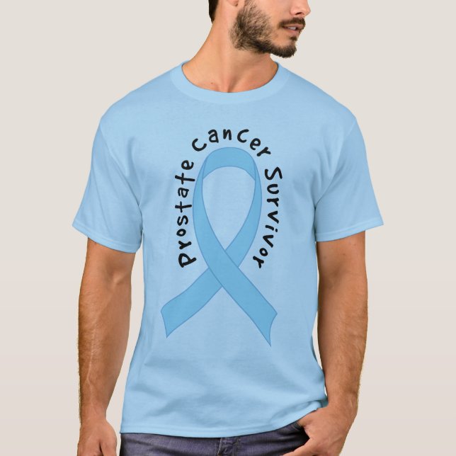 Camiseta T-shirt da fita do sobrevivente do cancro da (Frente)