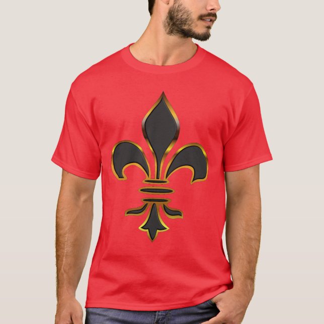 Camiseta T-shirt da flor de lis (Frente)