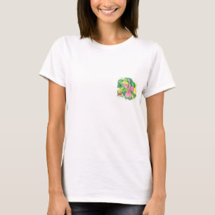 Camiseta T-shirt da flor do hibiscus