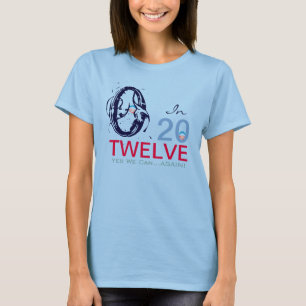 Camiseta T-shirt da forma de O em 2012 Obama