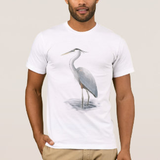 Camiseta T-shirt da garça-real de grande azul