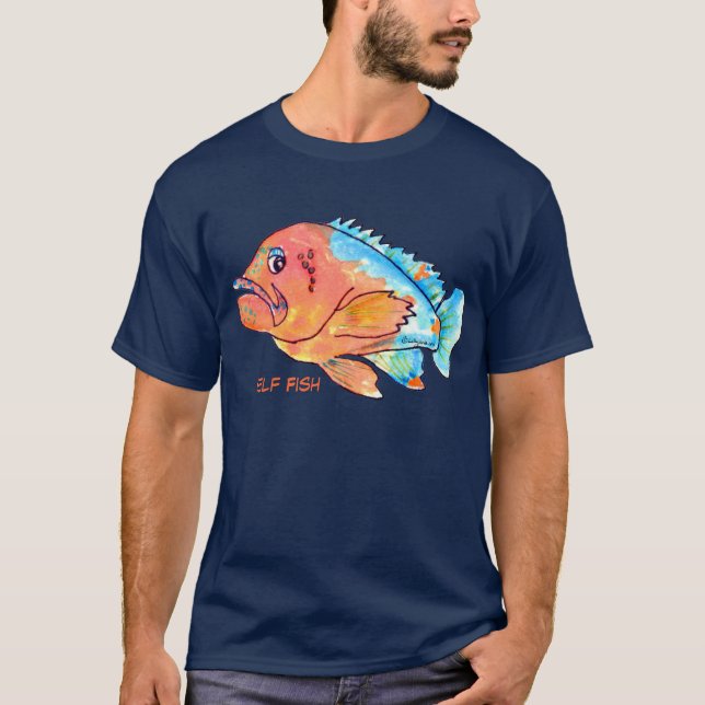 Camiseta T-shirt da garoupa dos desenhos animados dos (Frente)