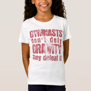 Camiseta T-shirt da ginástica das crianças
