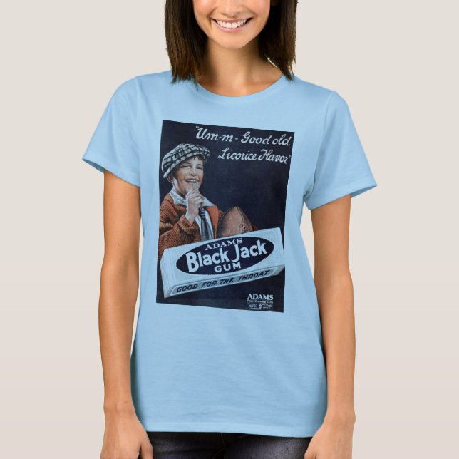 Camiseta T-shirt da goma de Black Jack (Frente)