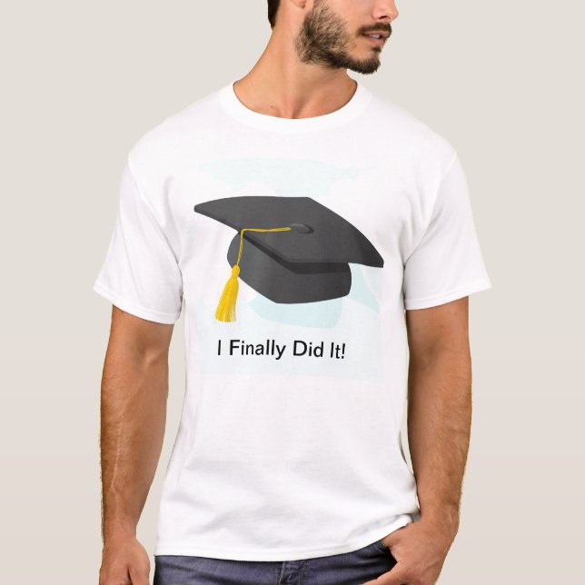 Camiseta T-shirt da graduação para ele com boné! (Frente)