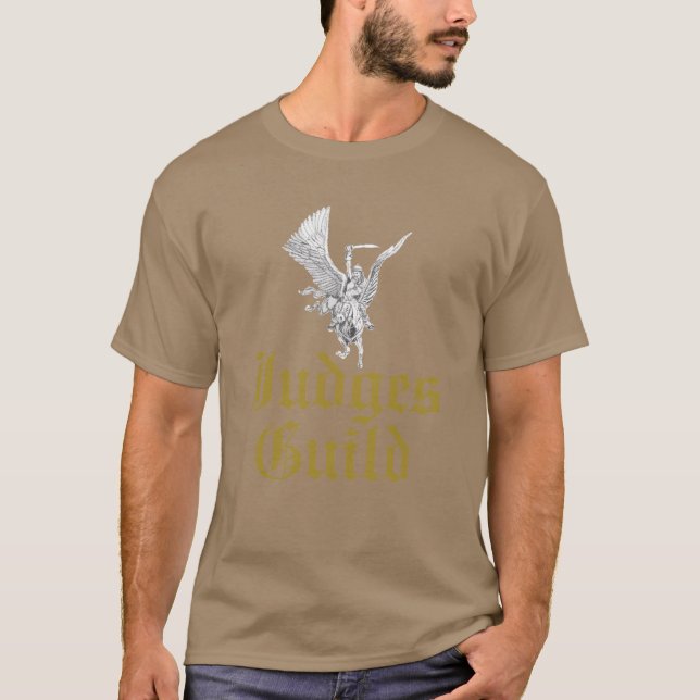Camiseta T-shirt da guilda dos juizes disponível em muitas (Frente)
