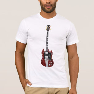 Camiseta T-shirt da guitarra
