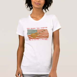 Camiseta T-shirt da guitarra da bandeira americana
