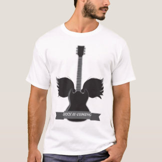 Camiseta T-shirt da guitarra de Sixx