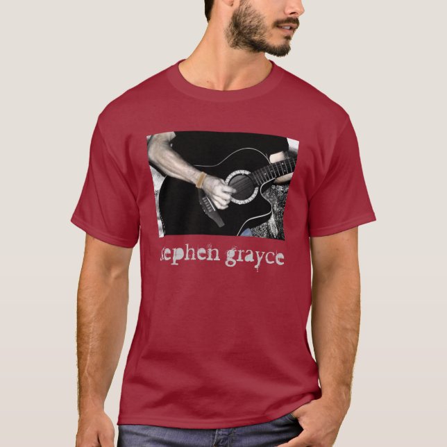 Camiseta T-shirt da guitarra de STEPHEN GRAYCE (Frente)