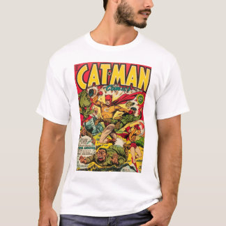 Camiseta T-shirt da história em quadrinhos #14 do Gato-Man