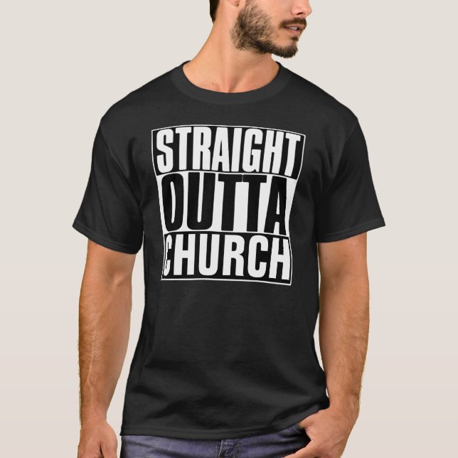 CAMISETA T-SHIRT DA IGREJA DE HETERO (Frente)