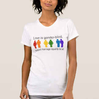 Camiseta T-shirt da igualdade do casamento