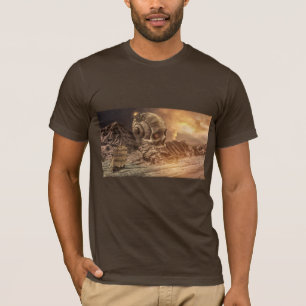 Camiseta T-shirt da ilha do crânio