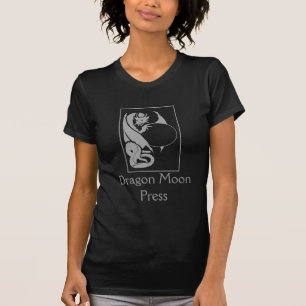Camiseta T-shirt da imprensa da lua do dragão - logotipo d
