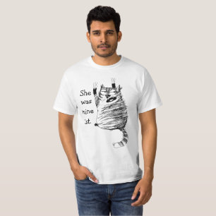 Camiseta T-shirt da inveja do risco de gato