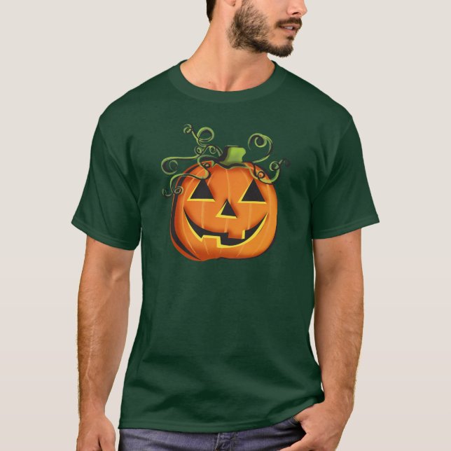 Camiseta T-shirt da Jack-O-Lanterna (Frente)