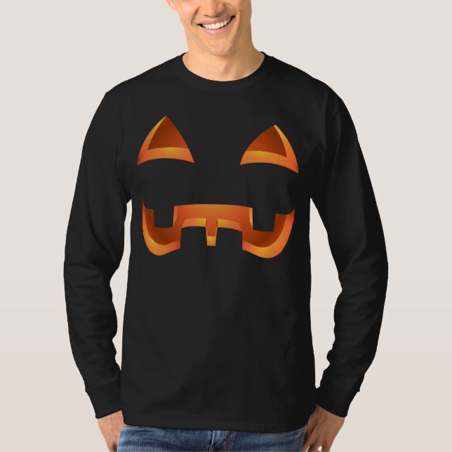 Camiseta T-shirt da Jack-o-lanterna da parte superior da (Frente)