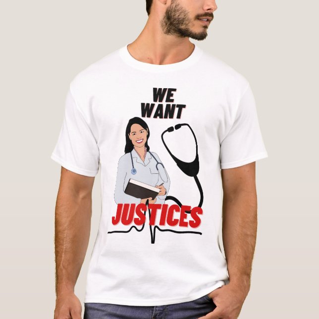 Camiseta T-Shirt da Justiça (Frente)