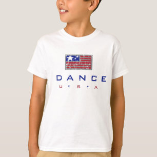 Camiseta T-shirt da juventude da dança dos EUA