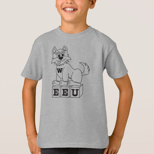 Camiseta T-shirt da juventude EEU (Frente)