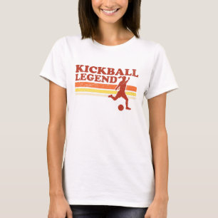 Camiseta T-shirt da legenda de Kickball (senhoras)